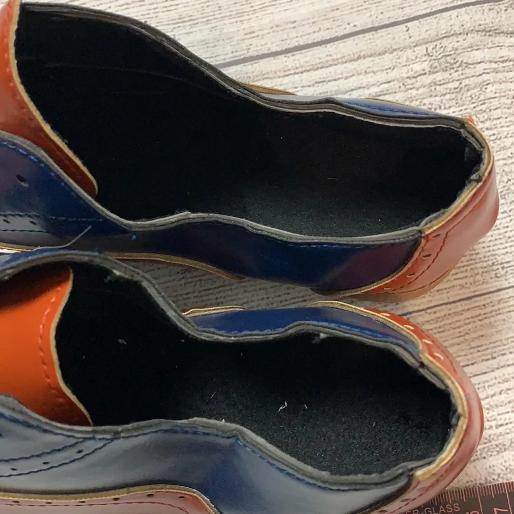 Colorful slip on dress shoes size 37 size 5M